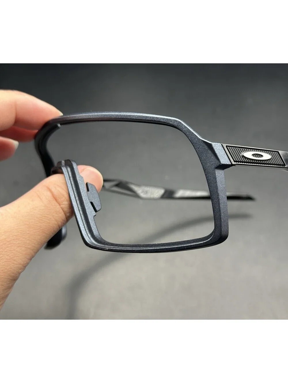 Oakley Sutro Blue Steel/Polished Black Frame (No Icons)